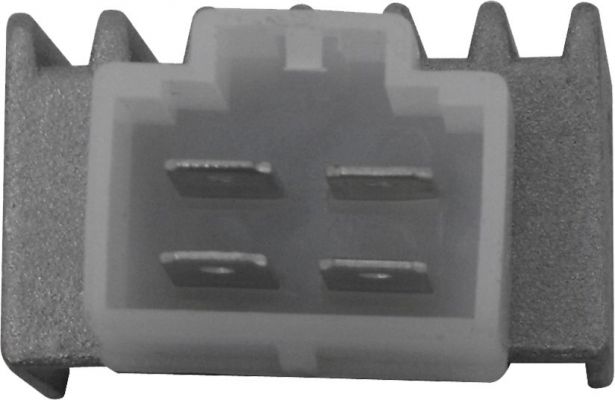 Rectifier - Voltage Regulator, 49cc to 150cc, 4-pin, Female Connector
