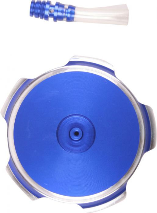 Fuel Tank Cap - Blue, Aluminum