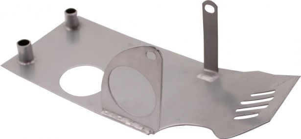 Crash Plate - Skid Plate Steel 50cc to 140cc Dirt Bike Asymmetrical