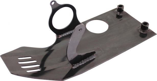 Crash Plate - Skid Plate Aluminum 50cc to 140cc Dirt Bike Asymmetrical