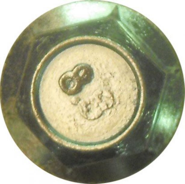 Flange Bolt, Hexagon Head, 8-20  (2pcs) 8mm Diameter, 20mm Length
