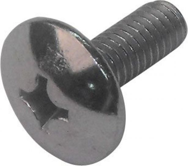 Mushroom Head Bolt, Phillips, 6-16 (4pcs)