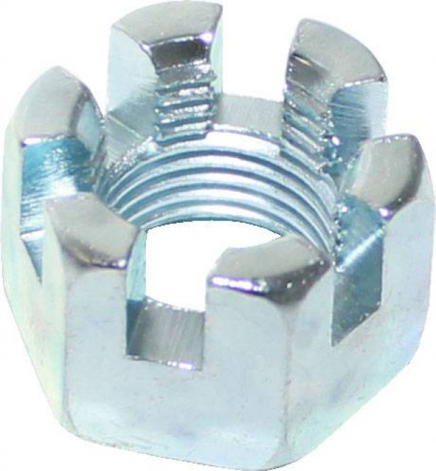 Slotted Nut - Castle Nut - ( Wheel Nut, Lug Nut ) 16-1.5 (4pcs)