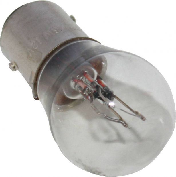 Light Bulb - 12V 21/5W, Dual Contact, Hisun, Linhai, Buyang, Chironex, 250cc, 300cc, 400cc, 500cc, 700cc