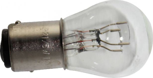 Light Bulb - 12V 21/5W, Dual Contact, Hisun, Linhai, Buyang, Chironex, 250cc, 300cc, 400cc, 500cc, 700cc