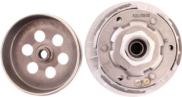 Clutch - Drive Pulley with Clutch Bell, 300cc, 2x4, 4x4 and 4x4 IRS, 16 Spline