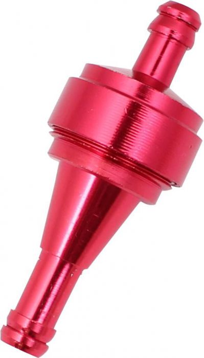 Fuel Filter - Aluminum, CNC, Red