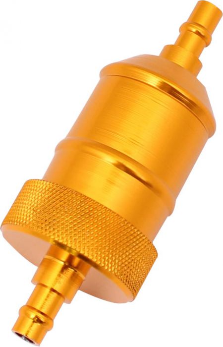 Fuel Filter - Aluminum, CNC, Gold