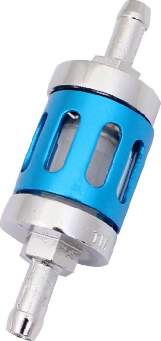 Fuel Filter - Posh Racing, Silver/Blue