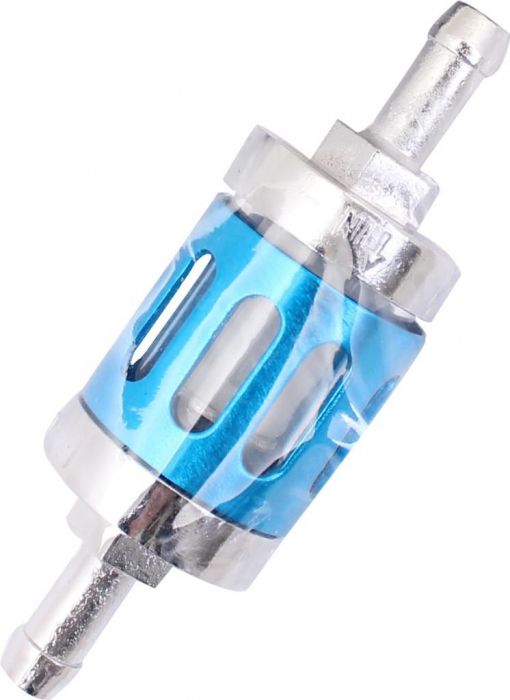 Fuel Filter - Posh Racing, Silver/Blue