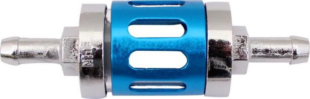 Fuel Filter - Posh Racing, Silver/Blue