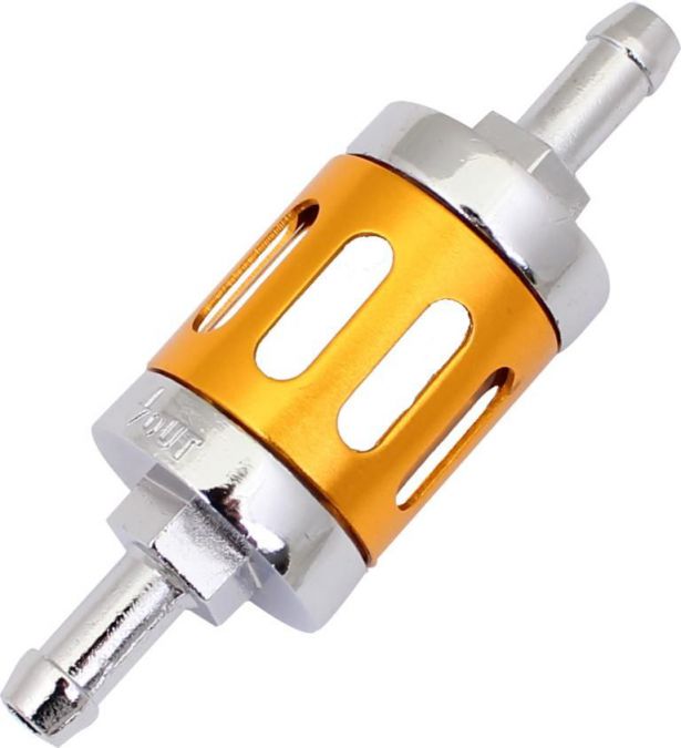 Fuel Filter - Posh Racing, Silver/Gold