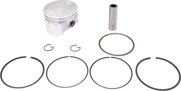 Piston and Ring Set - 250cc, 67mm, 16mm (9pcs)