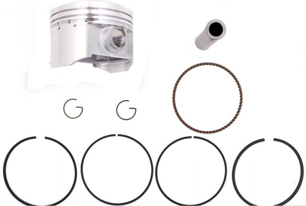 Piston and Ring Set - 250cc, 67mm, 16mm (9pcs)