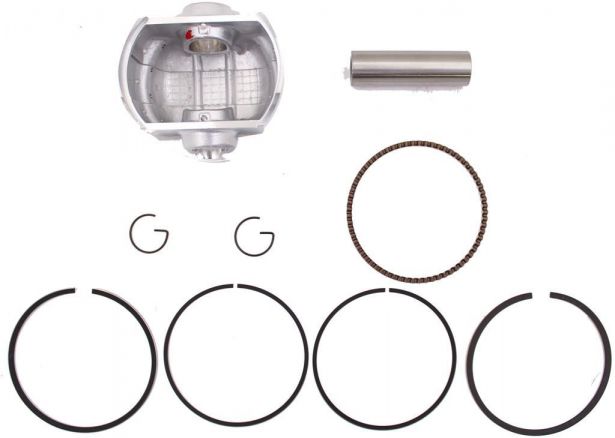 Piston and Ring Set - 250cc, 67mm, 16mm (9pcs)