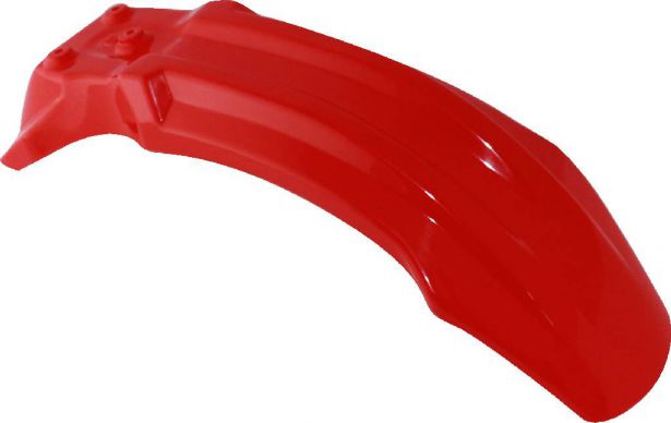 Plastic Fender - Front, 50cc to 150cc, Dirt Bike, Red (1 pc)