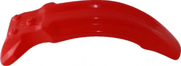 Plastic Fender - Front, 50cc to 150cc, Dirt Bike, Red (1 pc)