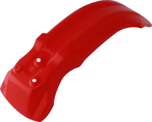 Plastic Fender - Front, 50cc to 150cc, Dirt Bike, Red (1 pc)