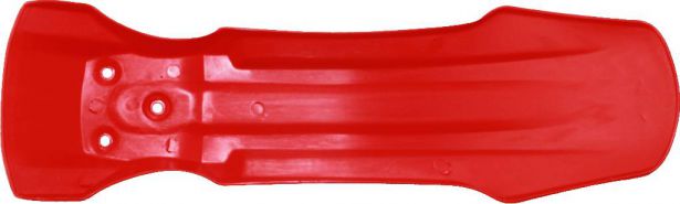 Plastic Fender - Front, 50cc to 150cc, Dirt Bike, Red (1 pc)