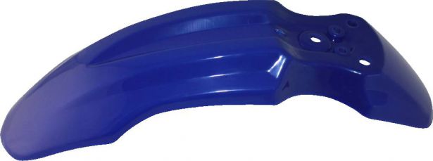 Plastic Fender - Honda CRF50 / XR50 / TaoTao DB10, Front, 50cc to 150cc, Dirt Bike, Blue (1 pc)