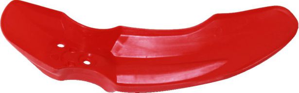 Plastic Fender - Front, 50cc to 150cc, Dirt Bike, Red (1 pc)