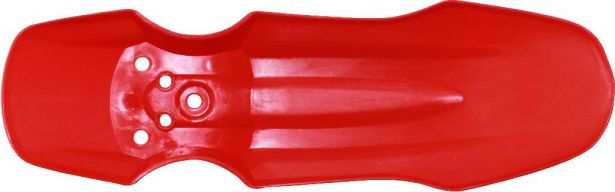 Plastic Fender - Honda CRF50 / XR50 / TaoTao DB10, Front, 50cc to 150cc, Dirt Bike, Red (1 pc)