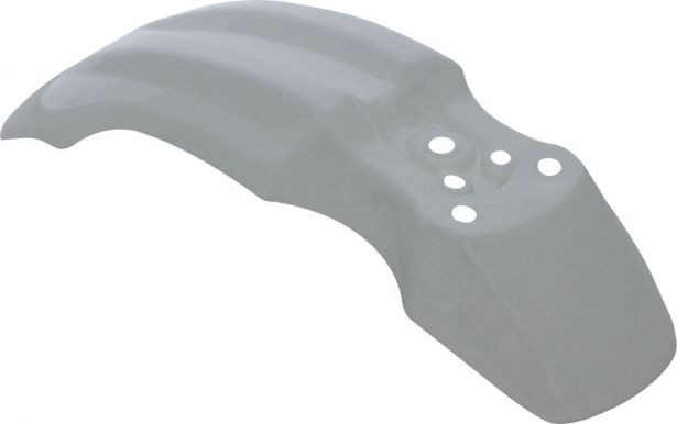 Plastic Fender - Honda CRF50 / XR50 / TaoTao DB10, Front, 50cc to 150cc, Dirt Bike, White (1 pc)