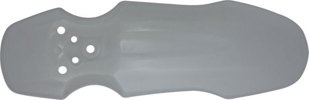 Plastic Fender - Honda CRF50 / XR50 / TaoTao DB10, Front, 50cc to 150cc, Dirt Bike, White (1 pc)