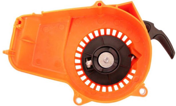 Pull Start - 3 Bolt, Plastic, Yimatzu Brand, Orange