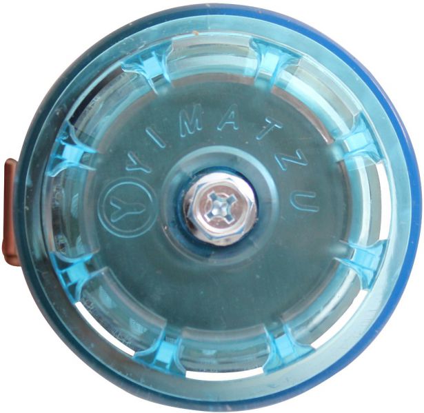 Air Filter - 41mm to 43mm, Conical, Waterproof, Angled, Yimatzu Brand, Blue