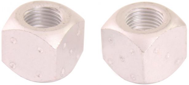 Valve Stem Caps - Silver Dice