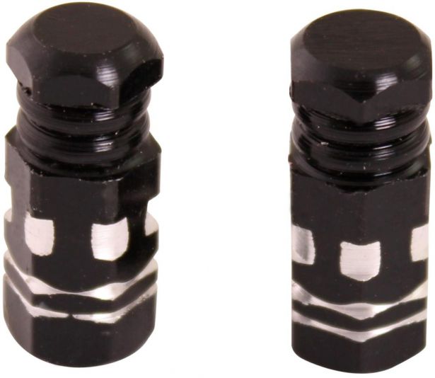 Valve Stem Caps - Black