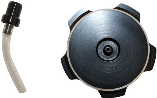 Fuel Tank Cap - Black Aluminum