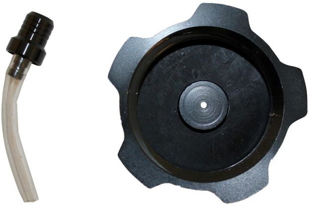 Fuel Tank Cap - Black Aluminum