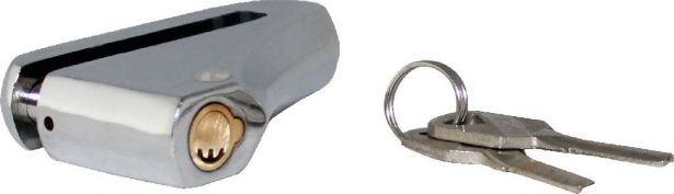 Lock - Brake Disk Lock, Chrome 