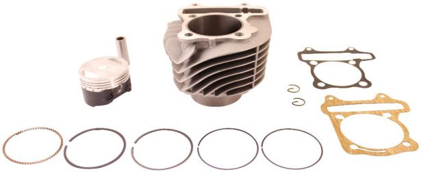 Cylinder Block Assembly - Big Bore, GY6, Performance, 61mm