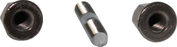 Exhaust Stud and Cap Nut - 6mm set (4pcs)