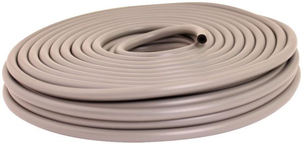 Fuel Line - 20m Roll, Grey,Tubing for Carburetors,  Premium Grade