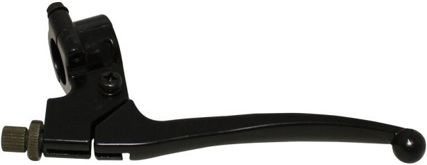 Brake & Clutch Lever Set - Aluminum, Black