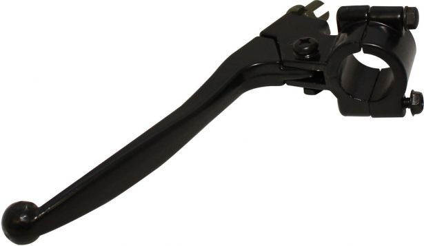 Brake & Clutch Lever Set - Aluminum, Black