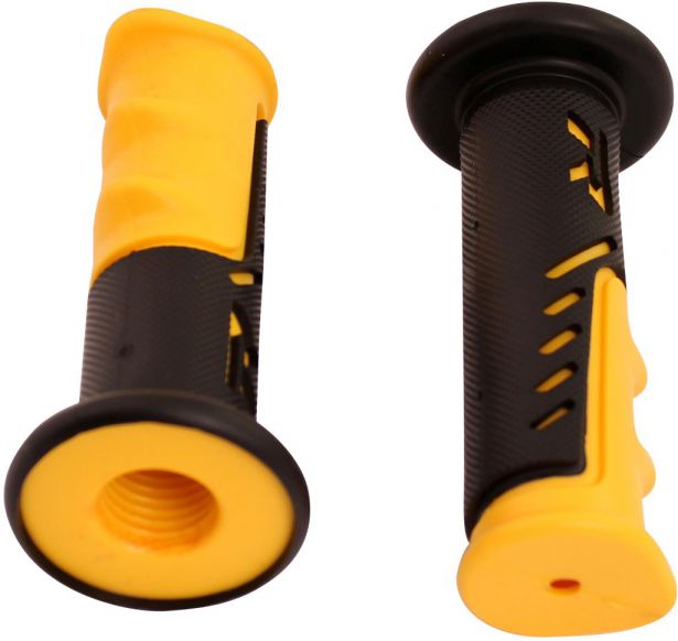 Throttle Grips - R Series, Yellow, 7/8