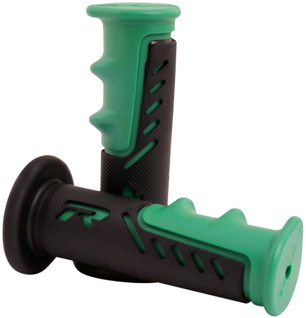 Throttle Grips - R Series, Green, 7/8