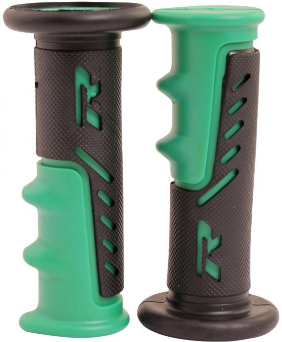 Throttle Grips - R Series, Green, 7/8