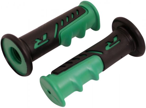 Throttle Grips - R Series, Green, 7/8