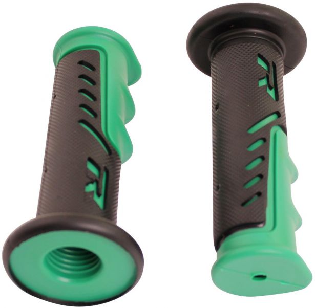 Throttle Grips - R Series, Green, 7/8