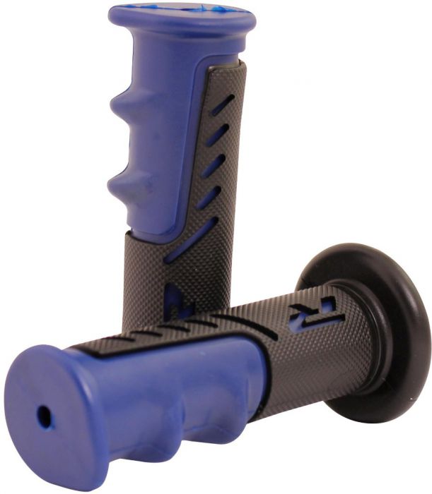 Throttle Grips - R Series, Blue, 7/8