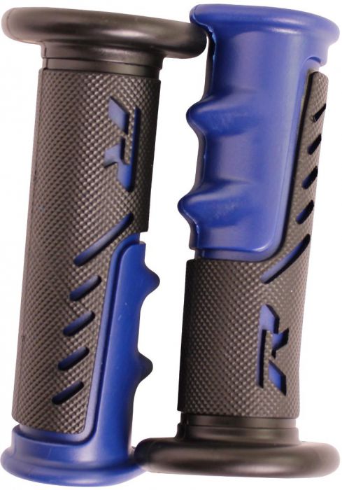 Throttle Grips - R Series, Blue, 7/8