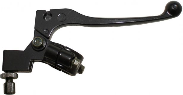 Clutch Lever - Aluminum, Black