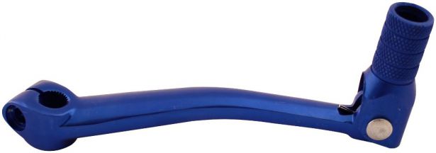 Gear Shift Lever - CNC, Aluminum, Performance, Collapsible, Blue