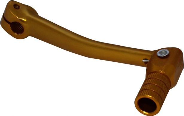 Gear Shift Lever - CNC, Aluminum, Performance, Collapsible, Gold